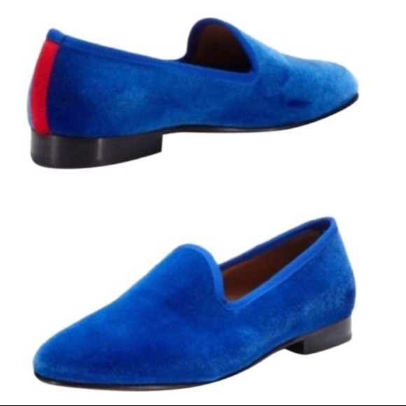 DEL TORO - BLUE VELVET - Classic Slip On Shoe  SZ8 main image 4